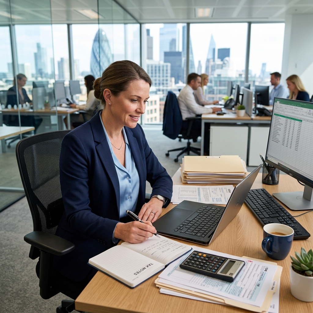 Tax Professional at work